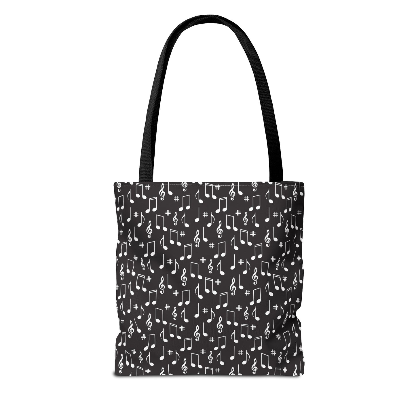 Musical Notes Tote Bag, Eco-Friendly Shopping Bag, Music Lover Gift, Stylish Carry-All, Gift for Musicians