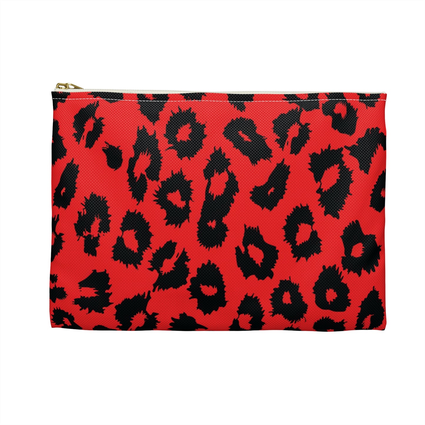 Bold Leopard Print Accessory Pouch, Makeup Bag, Travel Organizer, Clutch, Pencil Case, Gift for Her