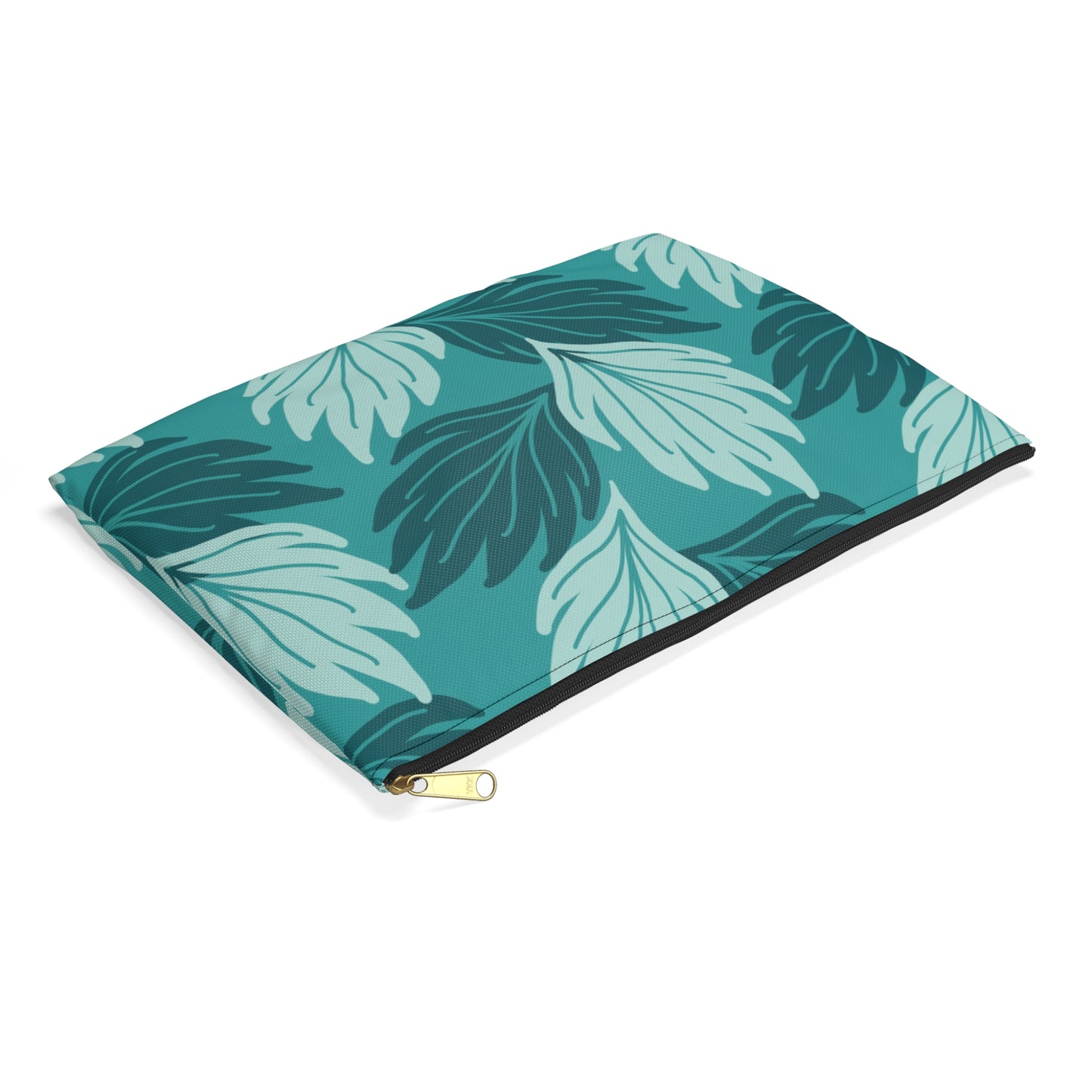 Chic Leaf Pattern Accessory Pouch for Essentials, Makeup Bag, Travel Organizer, Gifts for Her, Floral Storage