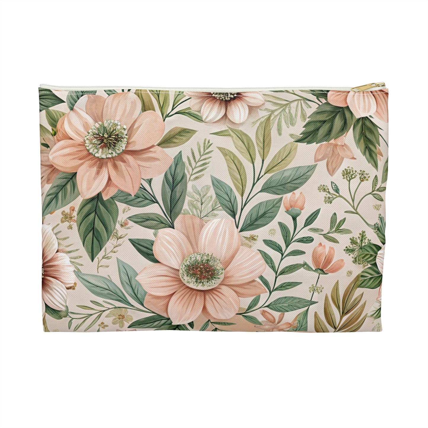 Floral Accessory Pouch, Makeup Bag, Travel Organizers, Gift for Her, Wedding Essentials, Summer Vibe