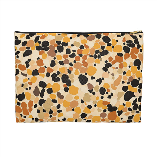 Colorful Speckled Accessory Pouch | Cosmetic Bag, Travel Organizer, Gift Idea, Art Supplies, Clutch Purse