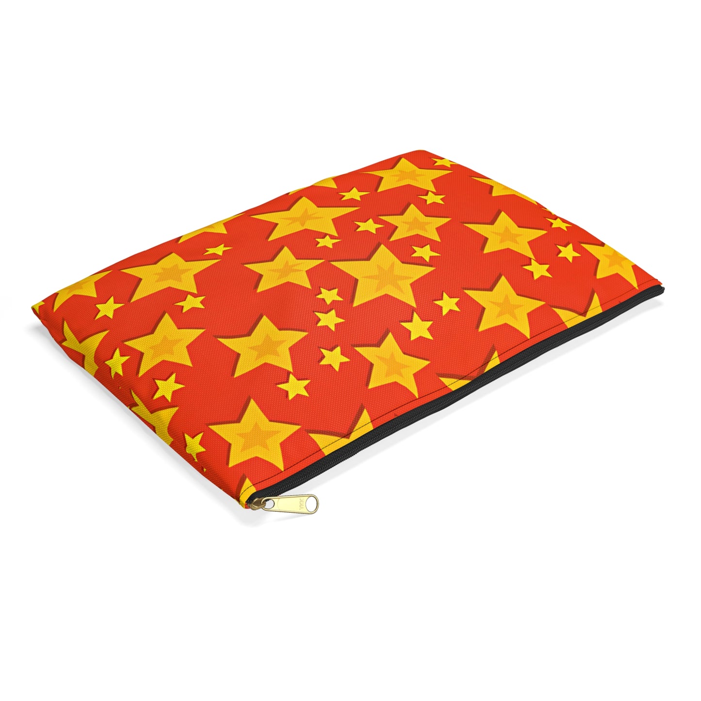 Vibrant Star Printed Accessory Pouch, Colorful Makeup Bag, Fun Travel Organizer, Cute Gift, Star-Themed Accessories