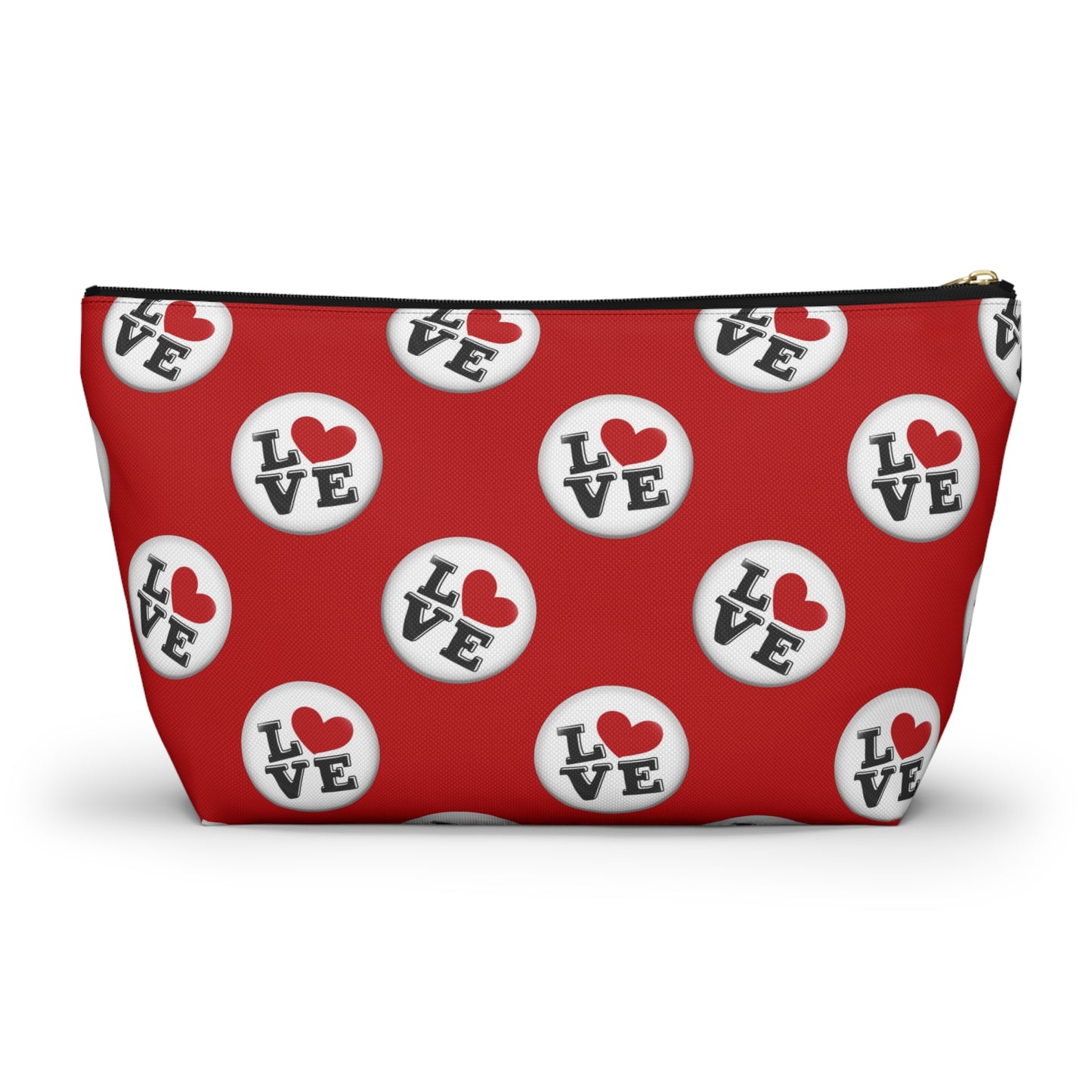 Love-Themed Accessory Pouch, Fun Makeup Bag, Perfect Gift for Valentine's Day, Wedding, Party Favors, Travel Organizer