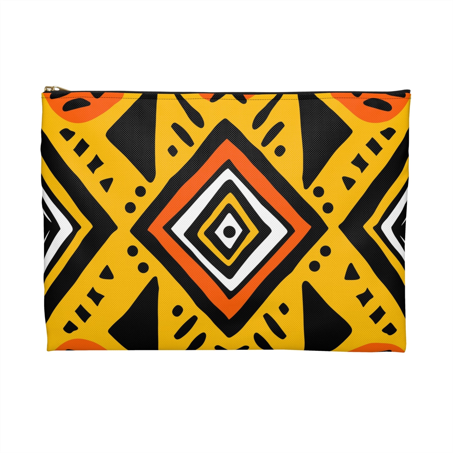 Vibrant African Print Accessory Pouch, Boho Style Cosmetic Bag, Ethnic Design Travel Organizer, Festival Gift, Handmade Clutch