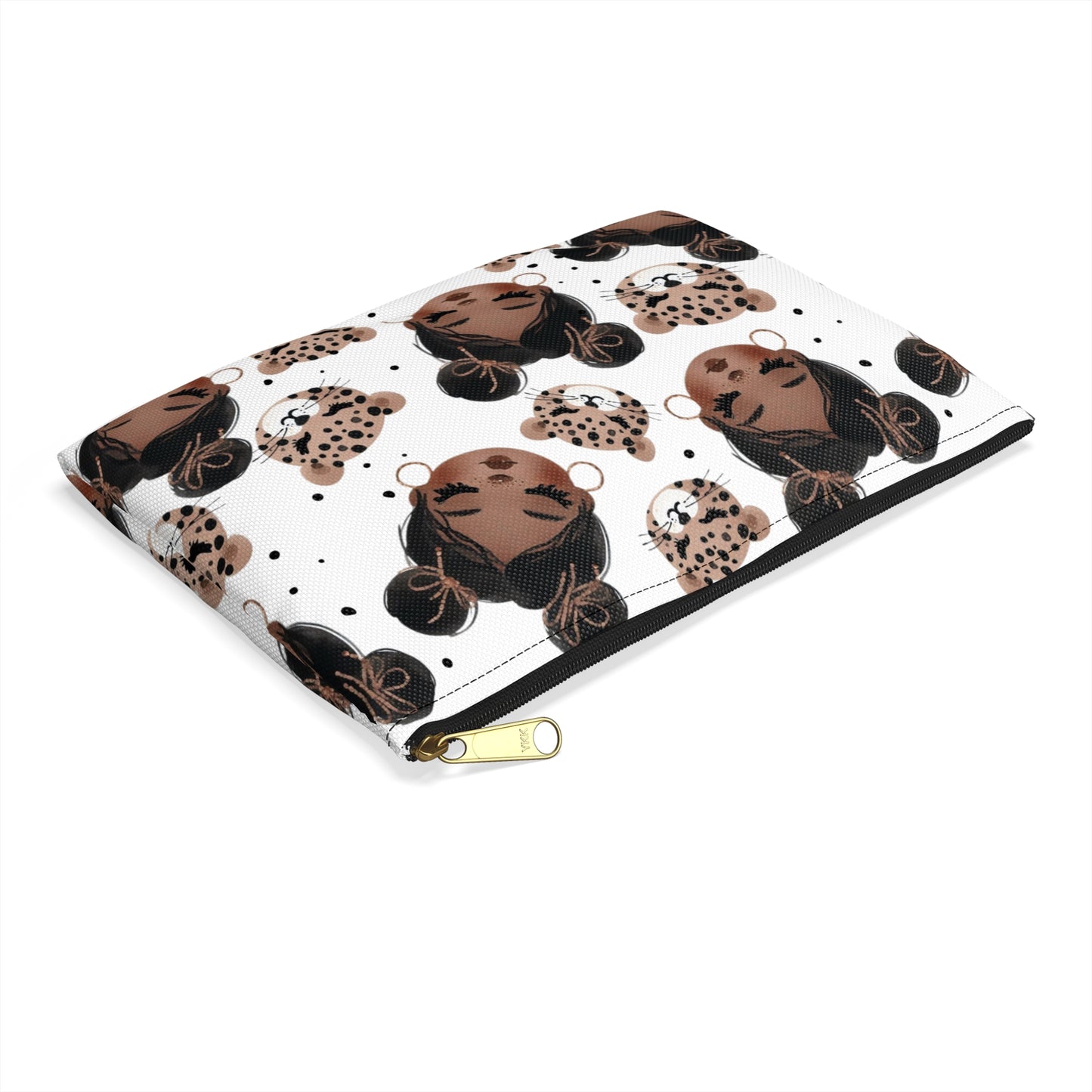 Sassy Safari Accessory Pouch - Cute Animal Print Bag, Makeup Organizer, Travel Essentials, Gift for Her, Wild Animal Lover