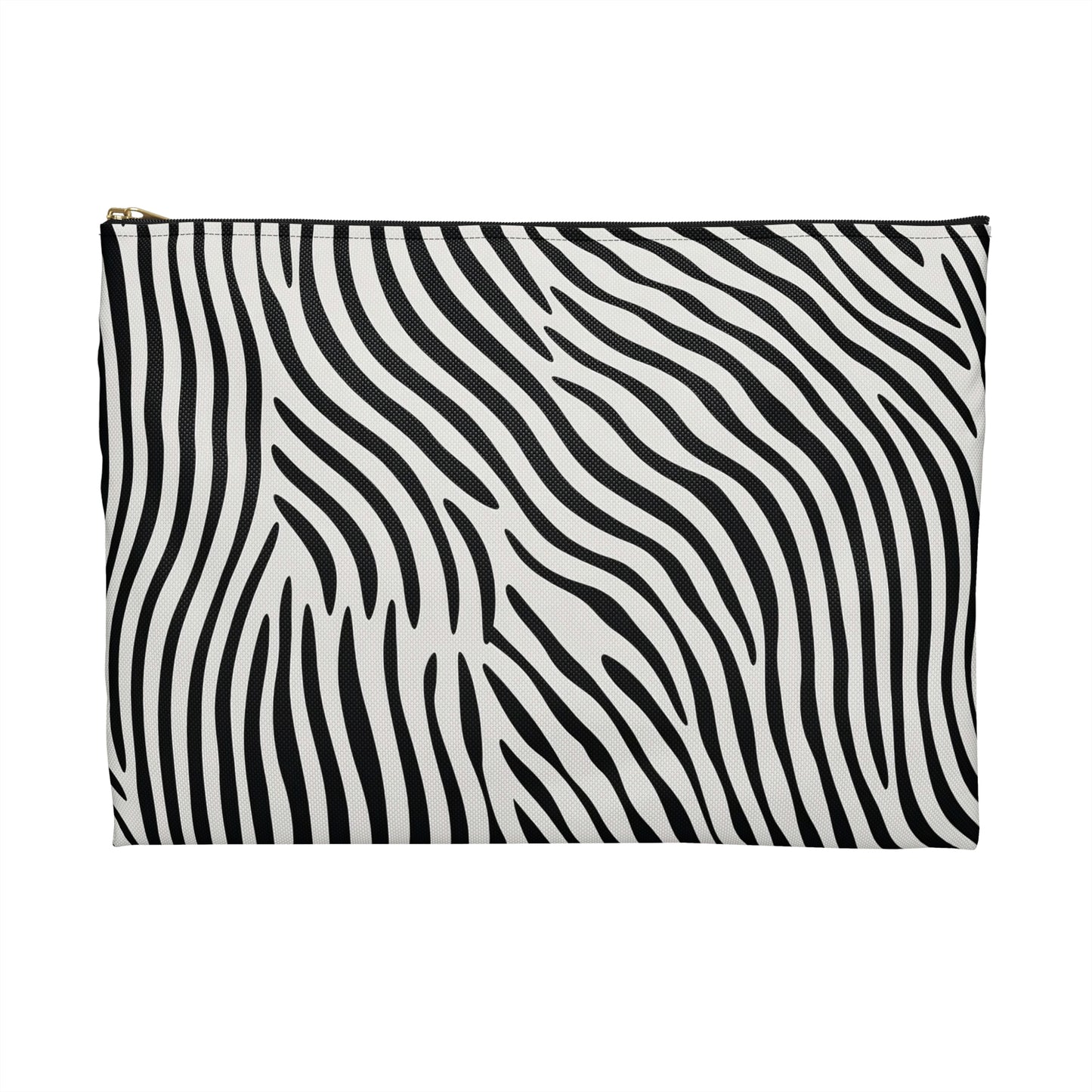 Wildlife Print Accessory Pouch - Tiger & Zebra, Makeup Bag, Clutch, Travel Organizer, Gift for Animal Lovers