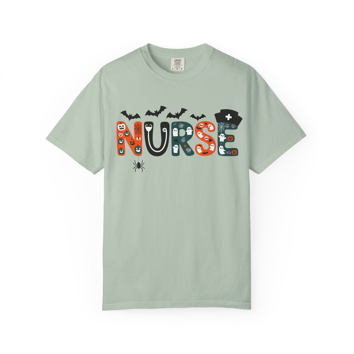 Halloween Nurse T-Shirt, Unisex Spooky Tee for Healthcare Workers, Cute Nurse Shirt, Fall Nurse Gift, Halloween Costume Top