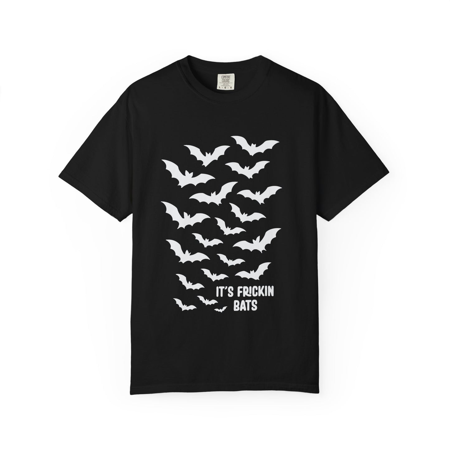 Halloween Bat T-Shirt, Spooky Unisex T-Shirt, Funny Graphic Tee, Fall Apparel, Perfect for Halloween Parties, Gift for Bat Lovers