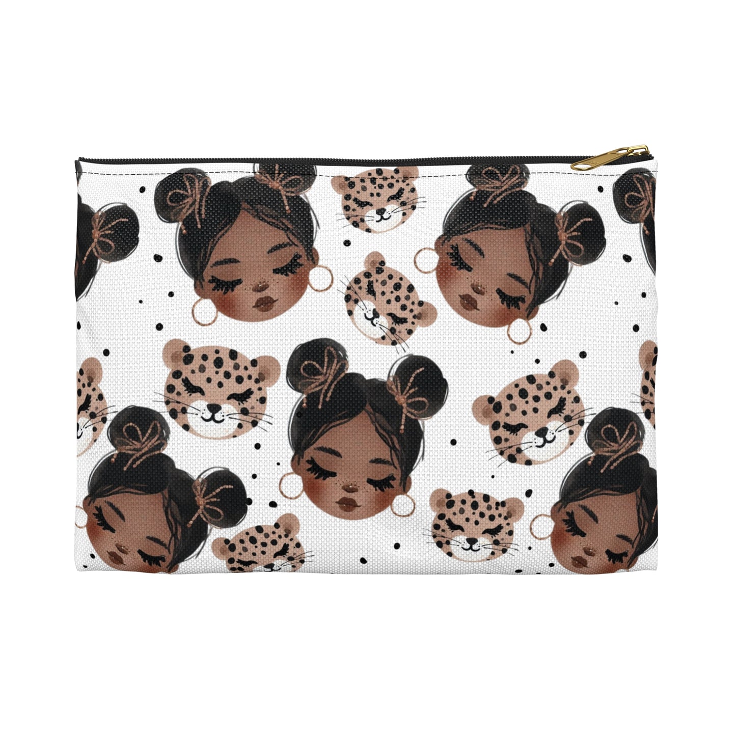 Sassy Safari Accessory Pouch - Cute Animal Print Bag, Makeup Organizer, Travel Essentials, Gift for Her, Wild Animal Lover