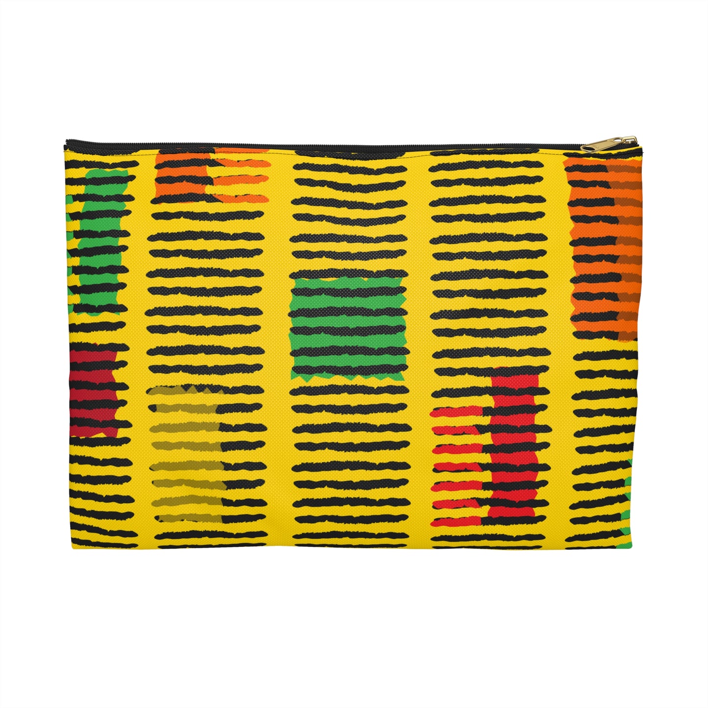 Vibrant African-Inspired Accessory Pouch, Cosmetic Bag, Travel Organizer, Festival Gift, Colorful Storage Case