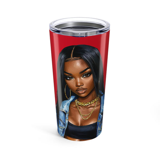 Chic Fashionista Tumbler 20oz - Stylish Insulated Drinkware, Gift for Her, Travel Mug, Personalized Cups, Trendy Drinkware