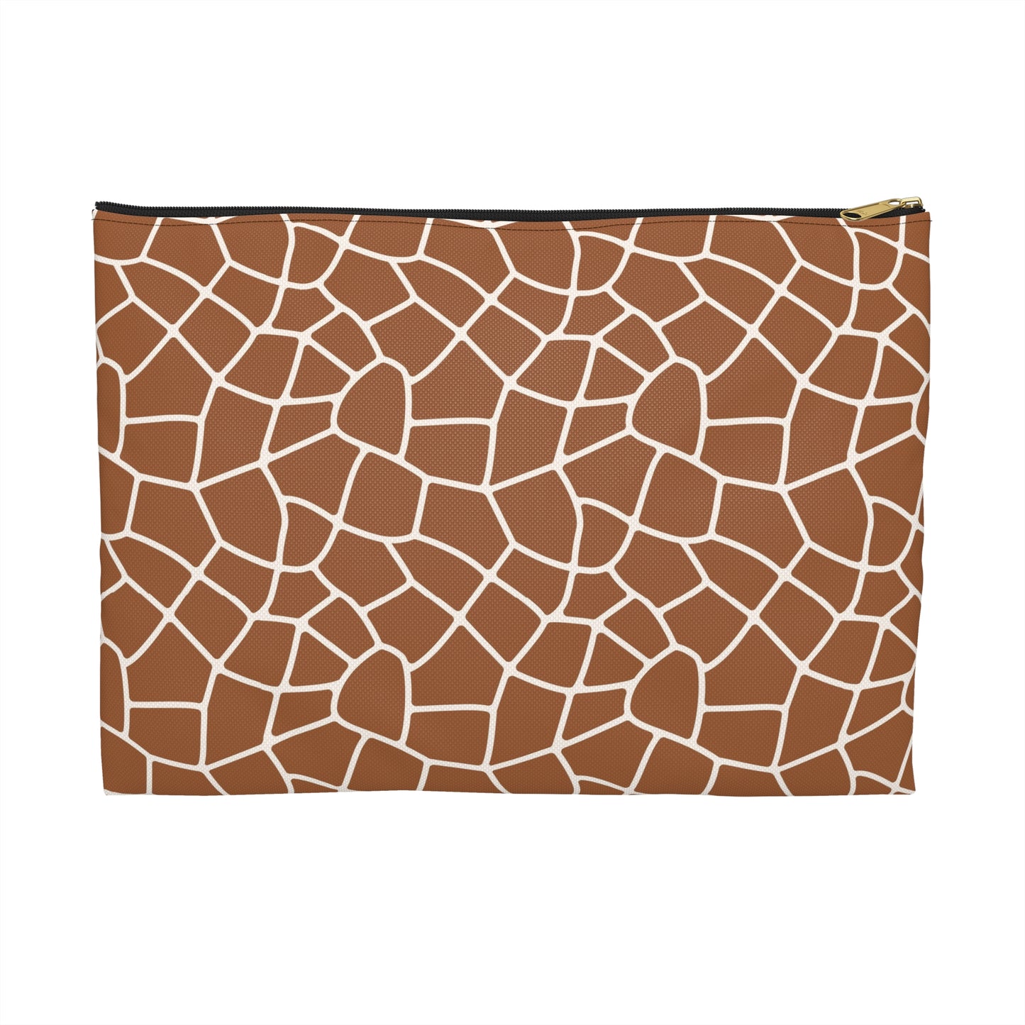 Trendy Giraffe Print Accessory Pouch - Cosmetic Bag, Travel Organizer, Gift for Her, Stylish Storage, Animal Pattern