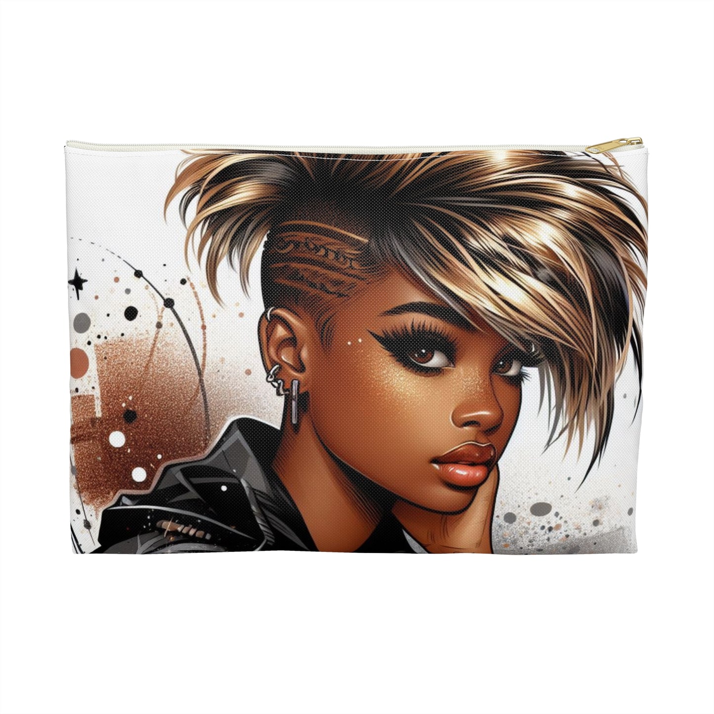 Cosmic Beauty Accessory Pouch, Stylish Makeup Bag, Fun Travel Organizer, Art Lovers Gift, Unique Storage Pouch