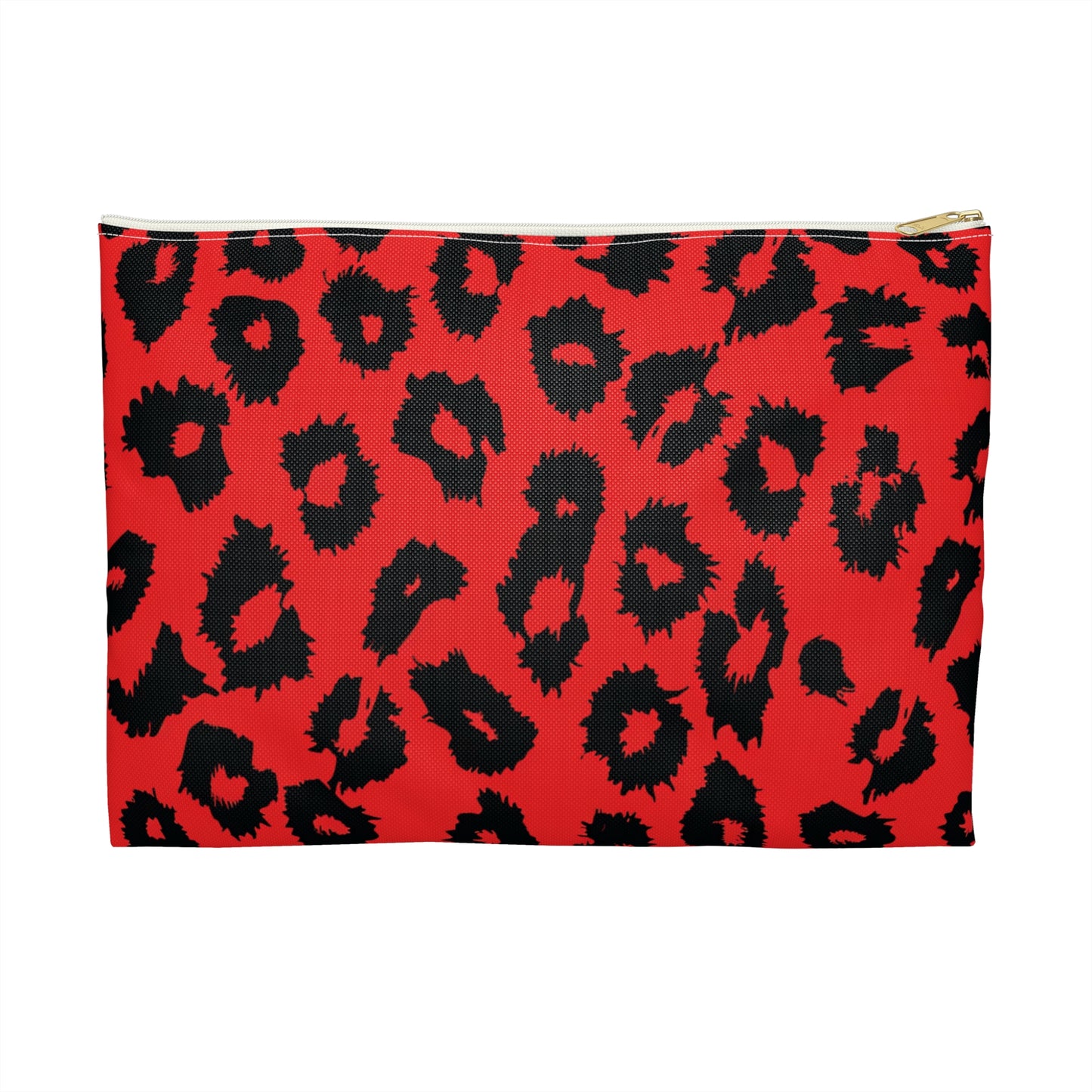 Bold Leopard Print Accessory Pouch, Makeup Bag, Travel Organizer, Clutch, Pencil Case, Gift for Her