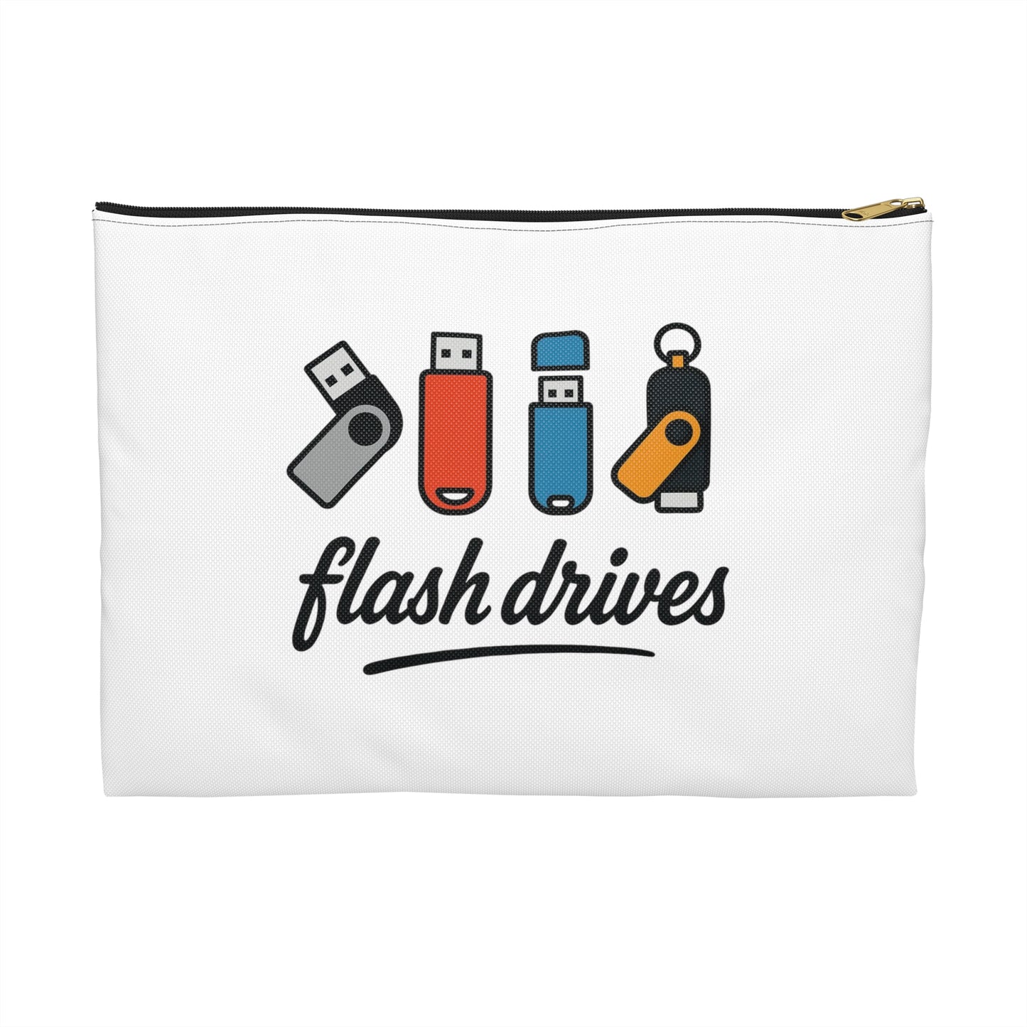 Flash Drive Accessory Pouch, Tech Organizer, Gift for Geeks, Storage Bag for USBs, Stylish Tech Accessory