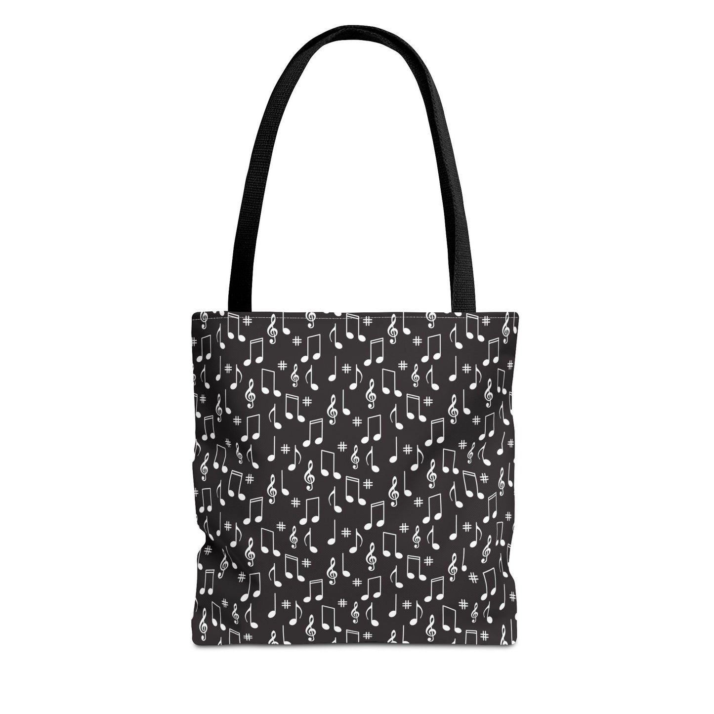 Musical Notes Tote Bag, Eco-Friendly Shopping Bag, Music Lover Gift, Stylish Carry-All, Gift for Musicians
