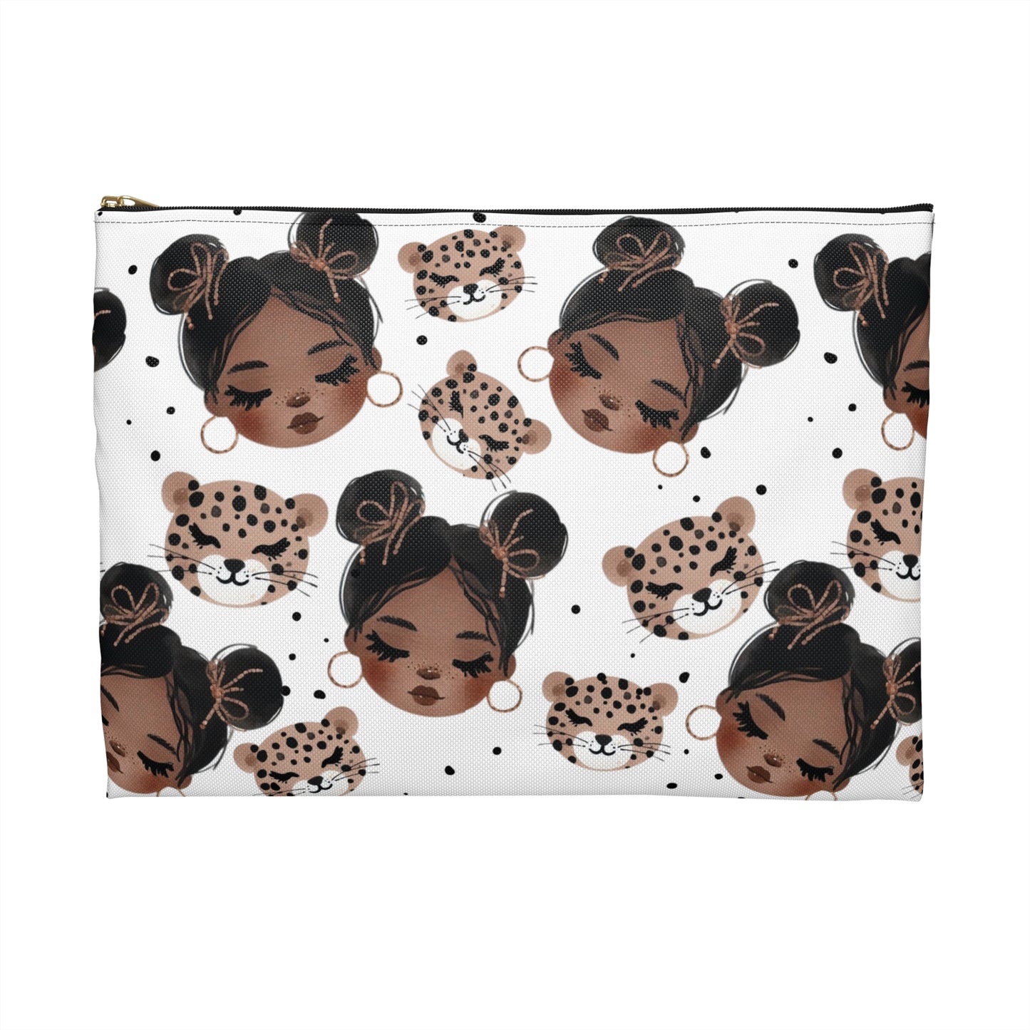 Sassy Safari Accessory Pouch - Cute Animal Print Bag, Makeup Organizer, Travel Essentials, Gift for Her, Wild Animal Lover