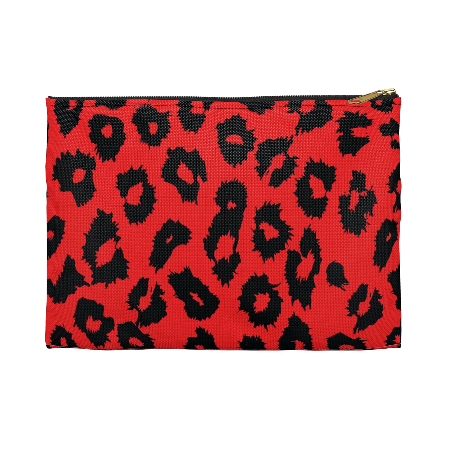 Bold Leopard Print Accessory Pouch, Makeup Bag, Travel Organizer, Clutch, Pencil Case, Gift for Her