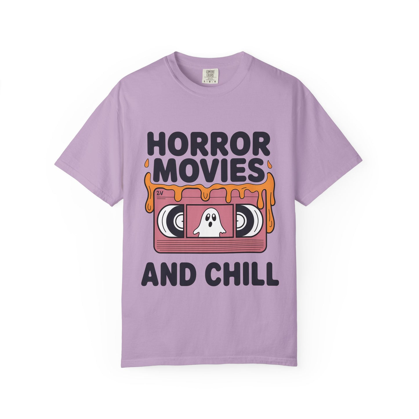 Horror Movies Chill T-Shirt - Perfect for Movie Nights, Halloween Parties, Gifts for Film Lovers, Unisex Tee