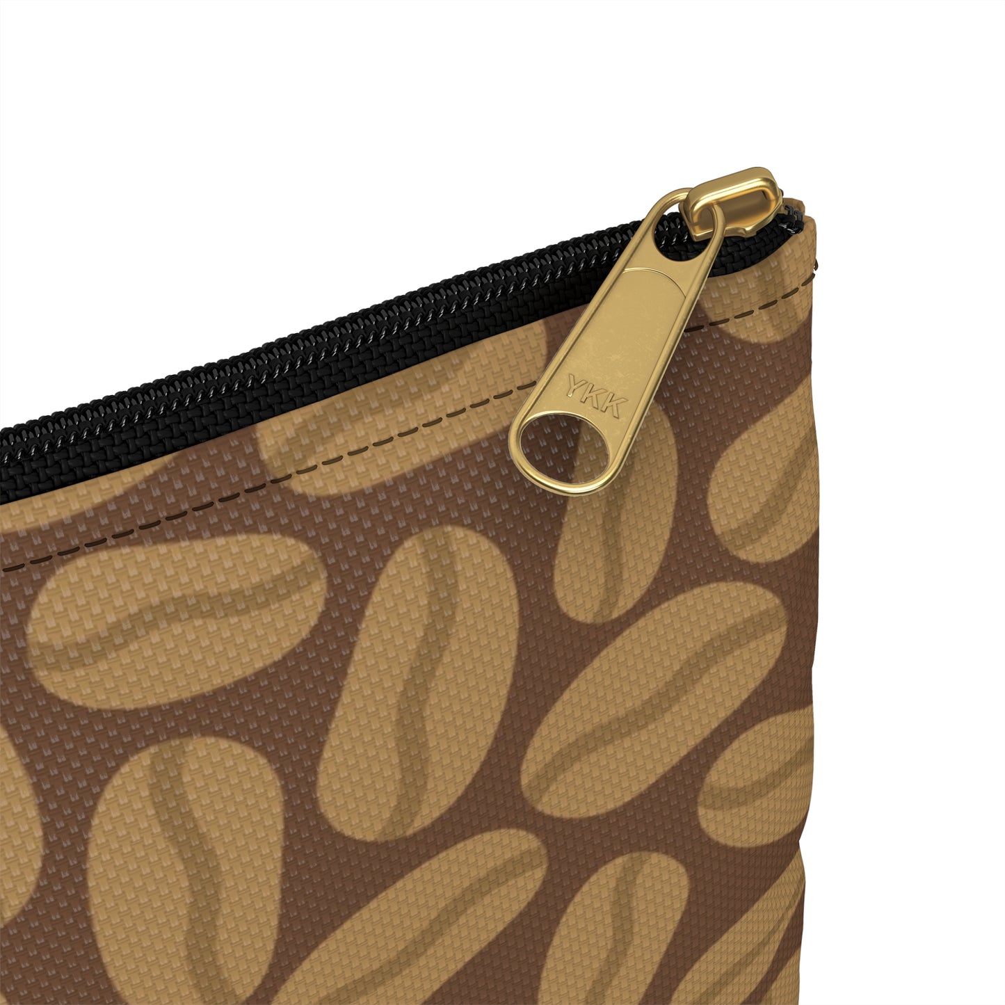 Coffee Bean Accessory Pouch – Perfect Gift for Coffee Lovers, Makeup Bag, Travel Organizer, Festival Essentials, Eco-Friendly Storage