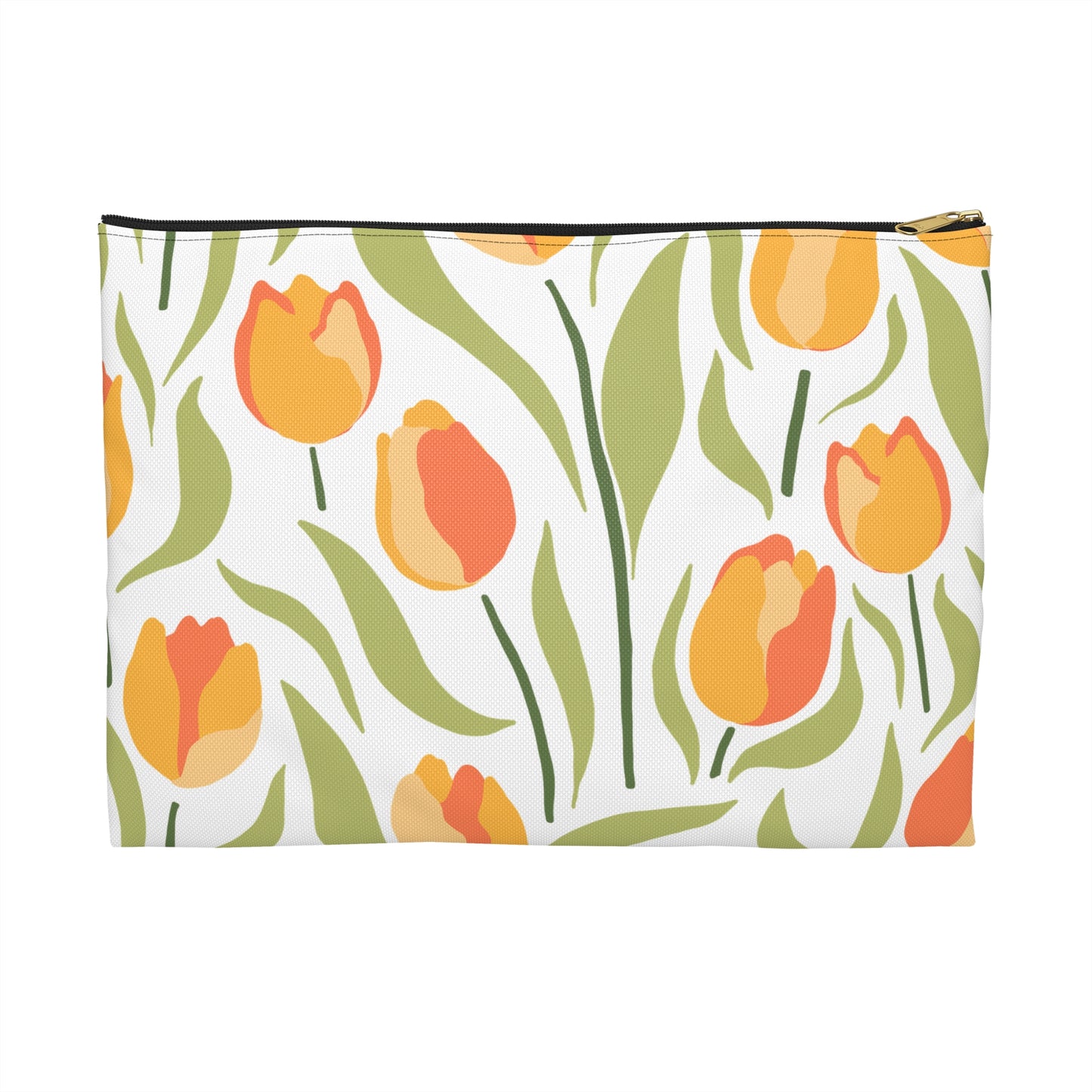 Floral Accessory Pouch - Cute Makeup Bag, Travel Organizer, Gift for Her, Spring Decor, Stylish Storage Companion