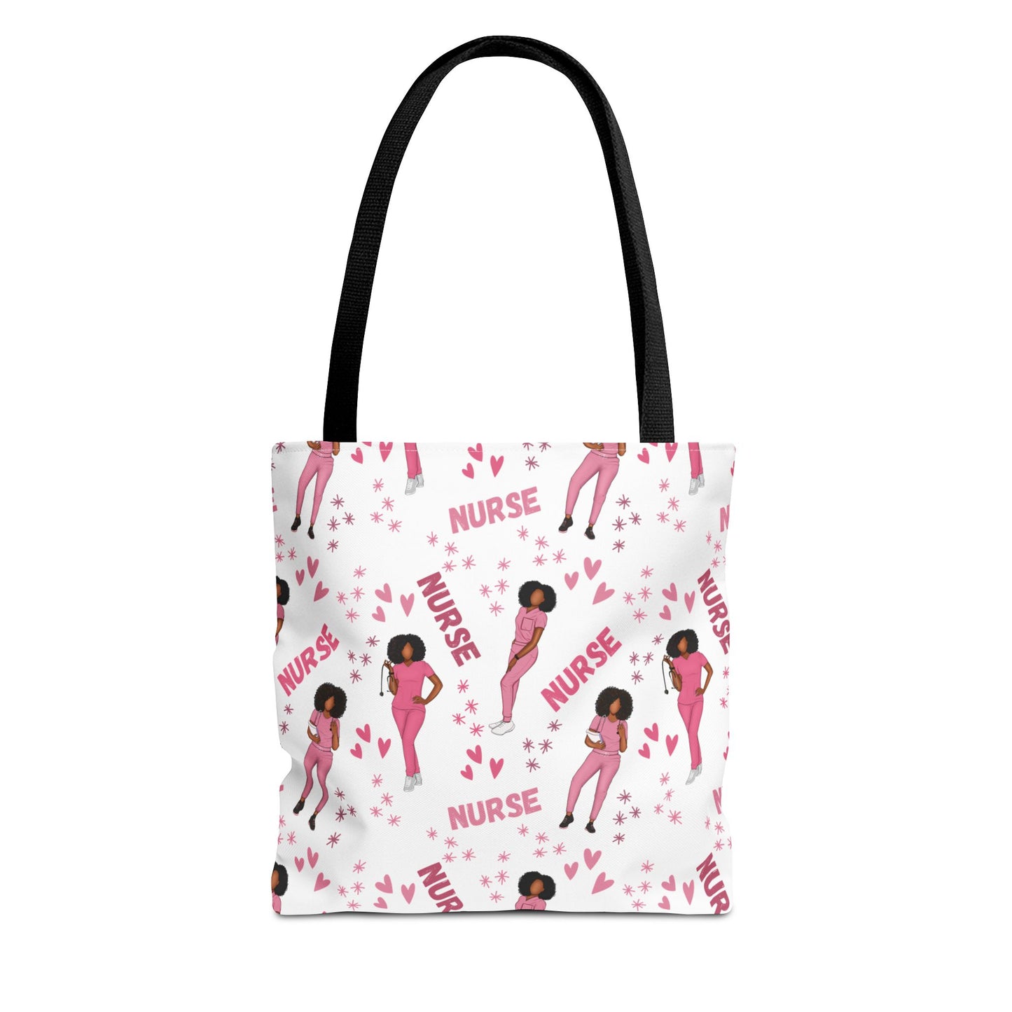 Nurse Appreciation Tote Bag, Pink Nurse Gift, Medical Student Bag, Nurses Week, Thank You Gift, Reusable Shopping Bag