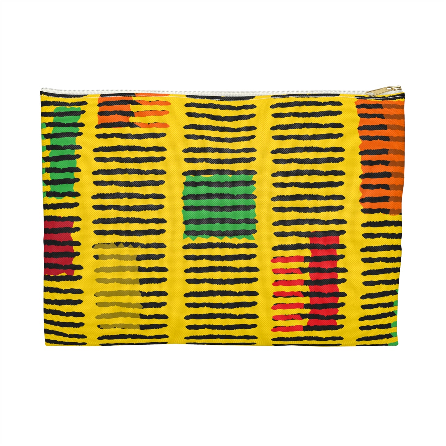 Vibrant African-Inspired Accessory Pouch, Cosmetic Bag, Travel Organizer, Festival Gift, Colorful Storage Case