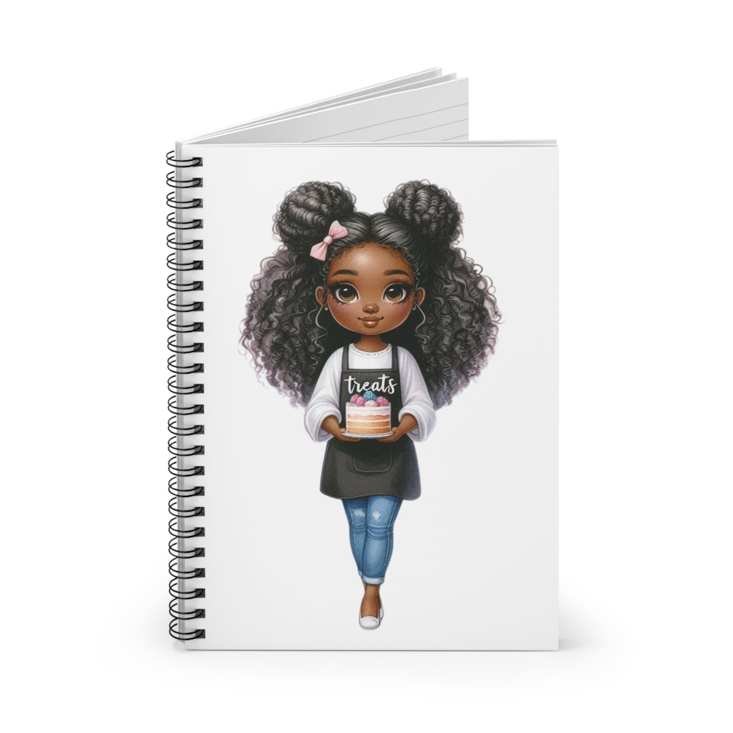Cute Treats Spiral Notebook - Ruled Lines for Baking Lovers