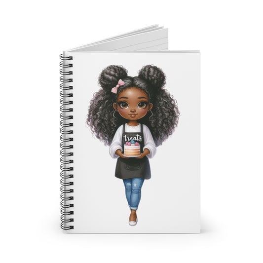 Cute Treats Spiral Notebook - Ruled Lines for Baking Lovers