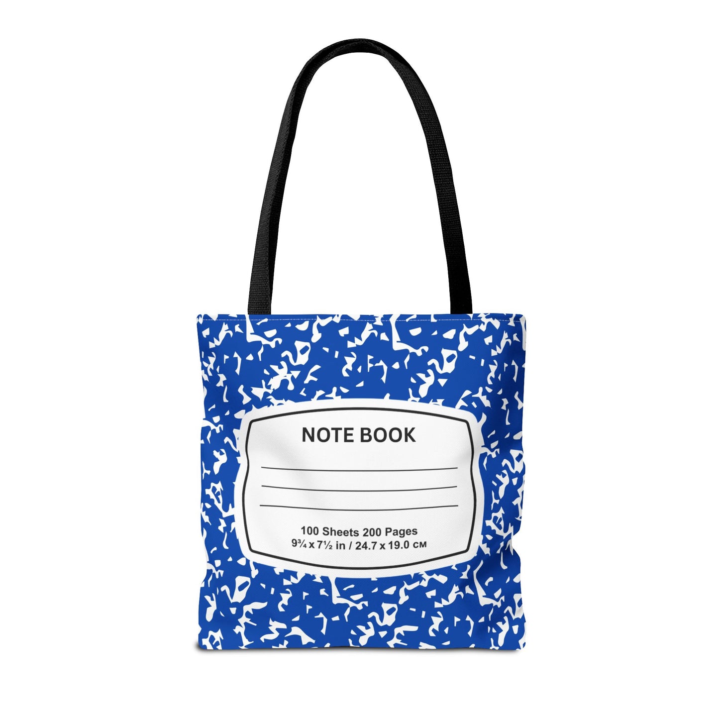 Teacher Tote Bag, School Bag, Back-to-School Accessory, Teacher Gift, Stylish Notebook Tote, Fashionable Classroom Essential, Blue