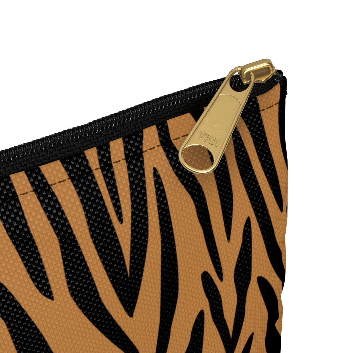 Stylish Tiger Print Accessory Pouch - Makeup Bag, Travel Organizer, Pencil Case, Gift for Animal Lovers, Wild Style