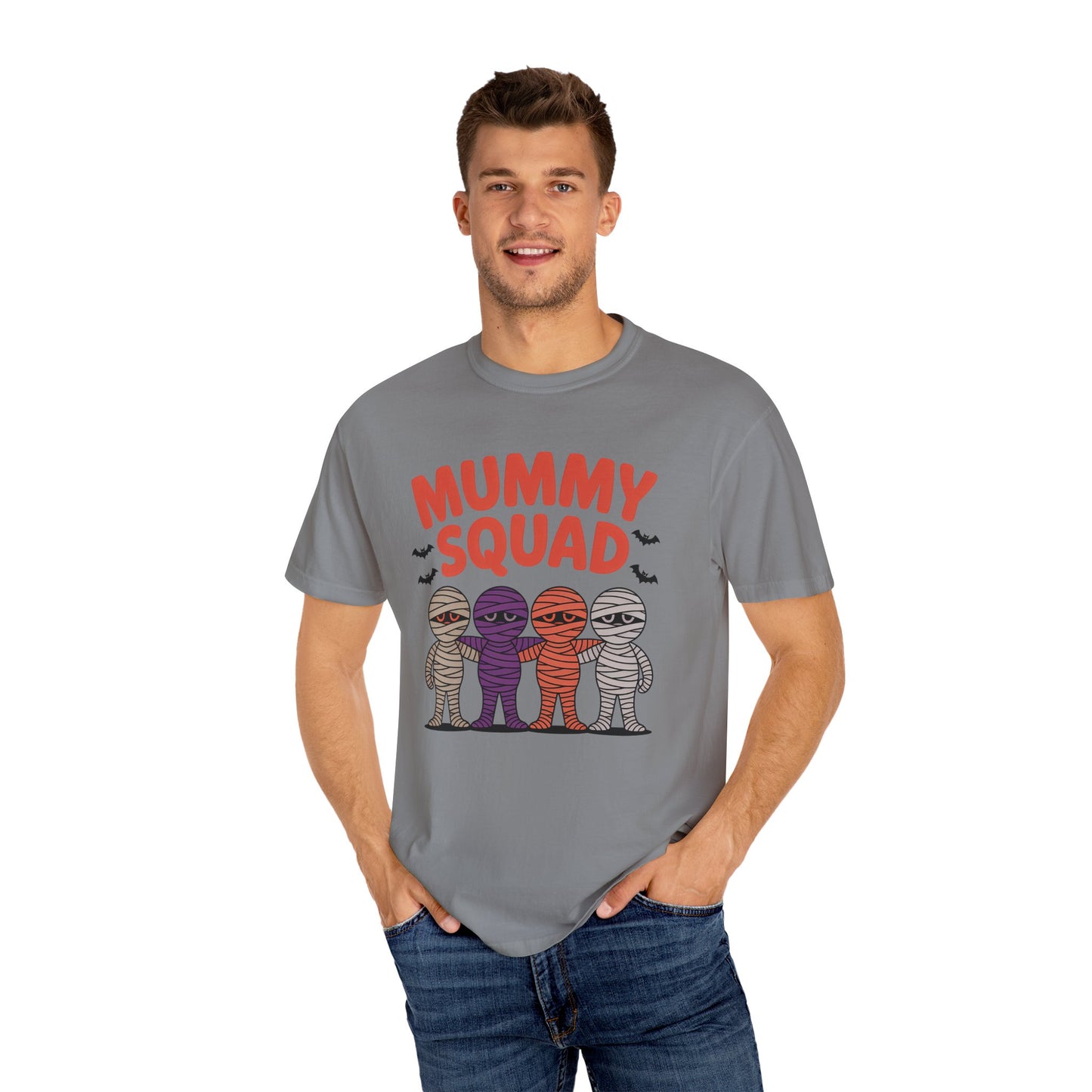 Mummy Squad Unisex T-shirt | Halloween Tee, Mummy Themed Shirt, Spooky Squad Shirt, Fall Festival Shirt, Fun Family Costume