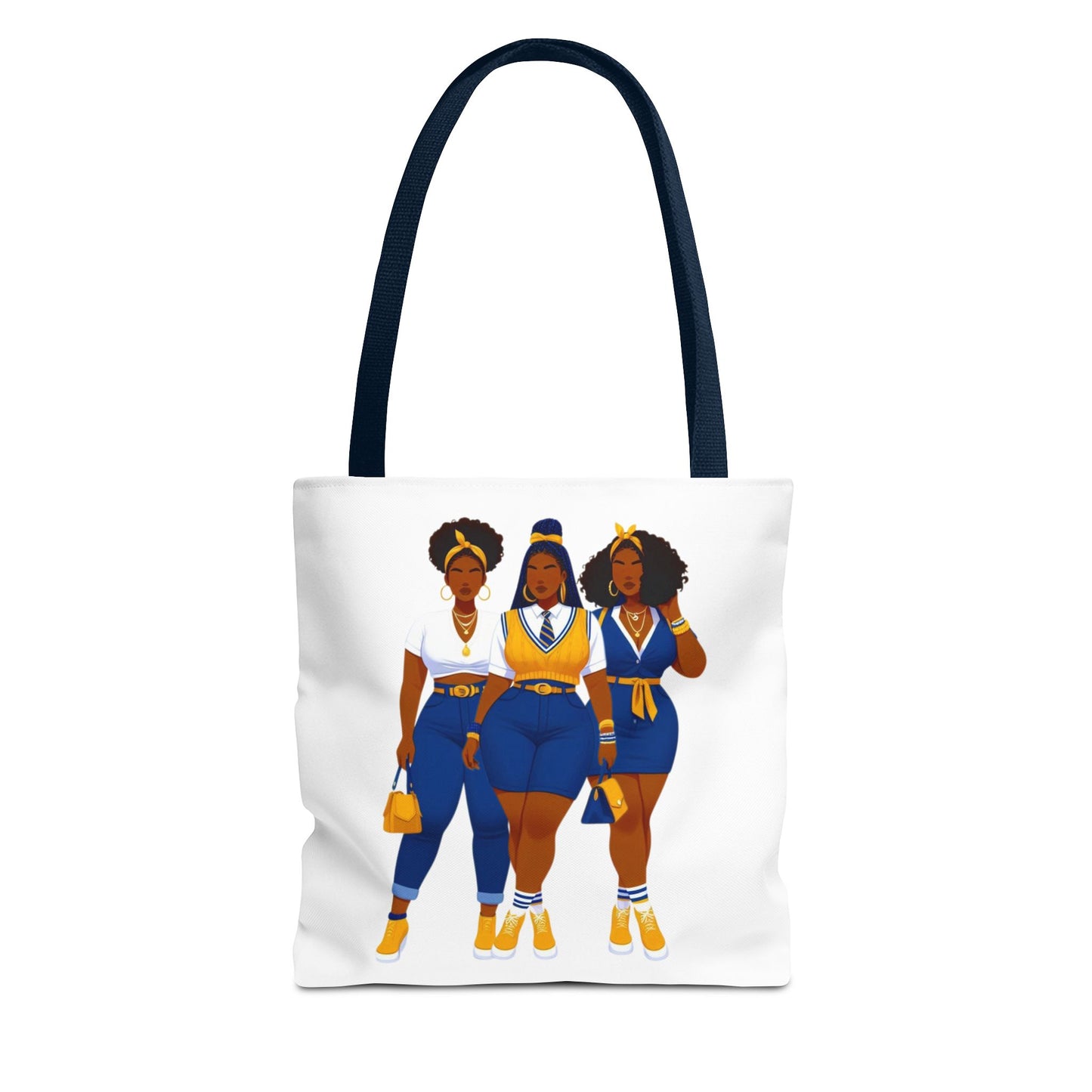 Empowering Women Tote Bag, Stylish Beach Bag, African American Art, Graduation Gift, Everyday Use, Fashion Statement