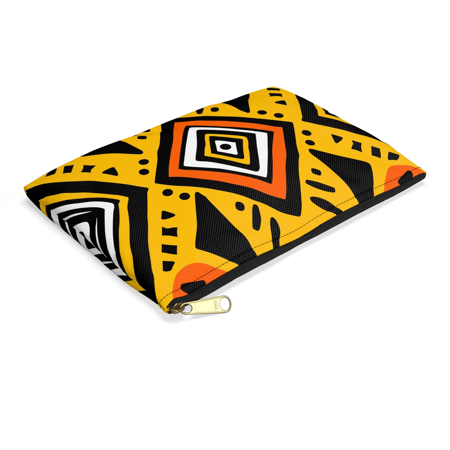 Vibrant African Print Accessory Pouch, Boho Style Cosmetic Bag, Ethnic Design Travel Organizer, Festival Gift, Handmade Clutch