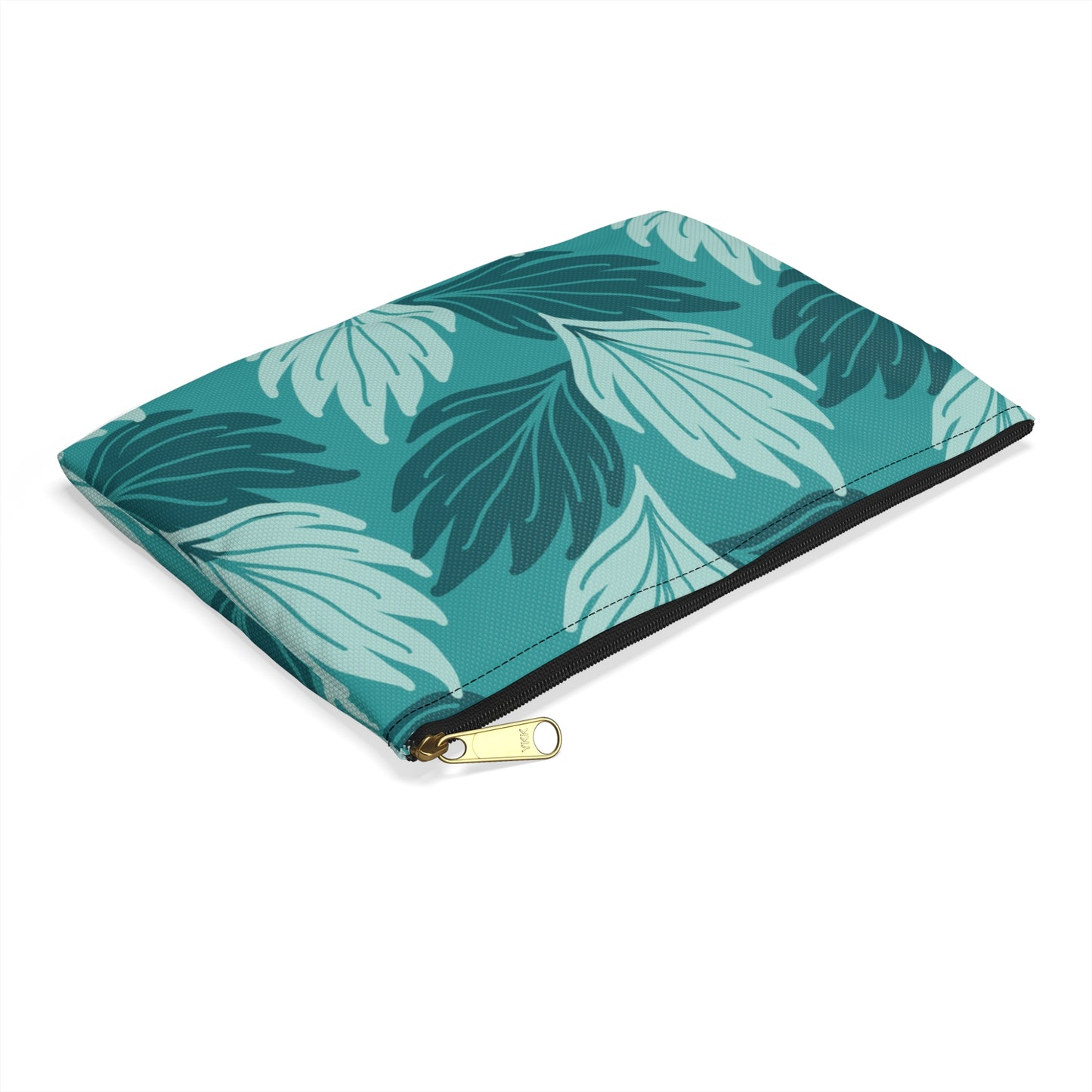 Chic Leaf Pattern Accessory Pouch for Essentials, Makeup Bag, Travel Organizer, Gifts for Her, Floral Storage