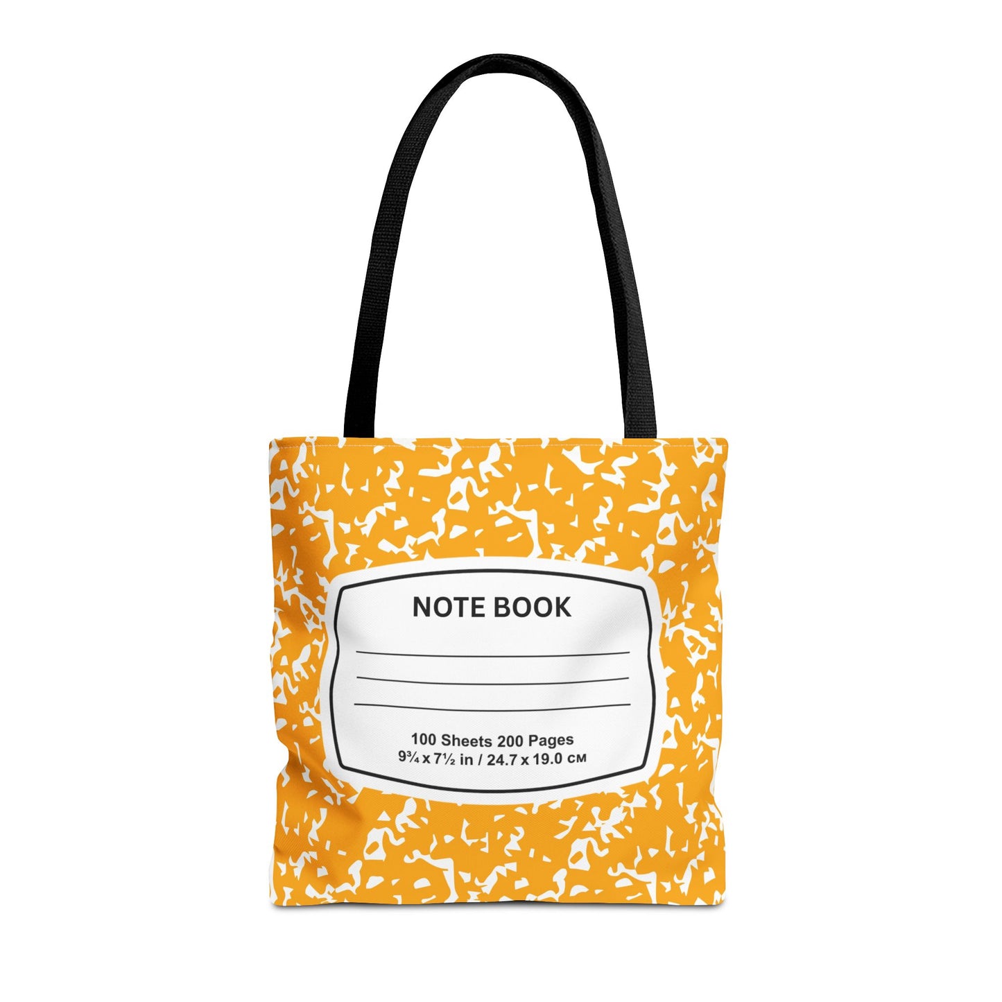 Teacher Tote Bag, School Bag, Back-to-School Accessory, Teacher Gift, Stylish Notebook Tote, Fashionable Classroom Essential, Orange