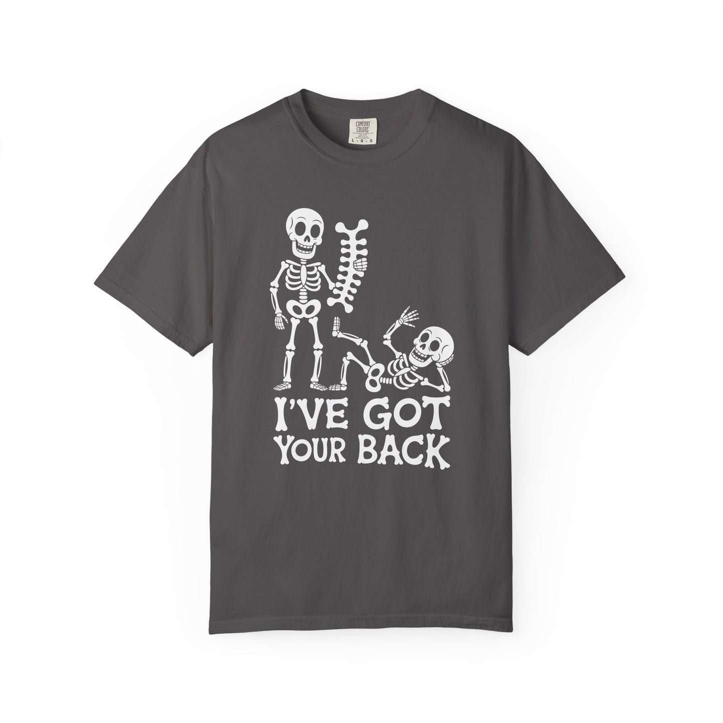 Funny Skeleton T-Shirt, Halloween Tee, Unisex Humor Shirt, Got Your Back Shirt, Gift for Friends, Casual Wear