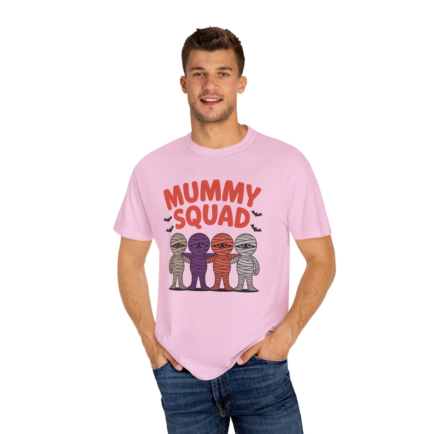 Mummy Squad Unisex T-shirt | Halloween Tee, Mummy Themed Shirt, Spooky Squad Shirt, Fall Festival Shirt, Fun Family Costume