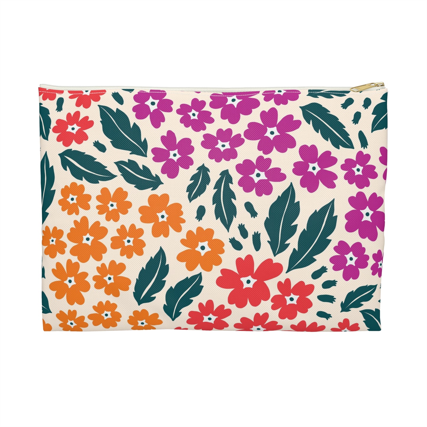 Floral Accessory Pouch - Vibrant Storage for Makeup, Travel, Essentials, Gifts, Organizers for Women