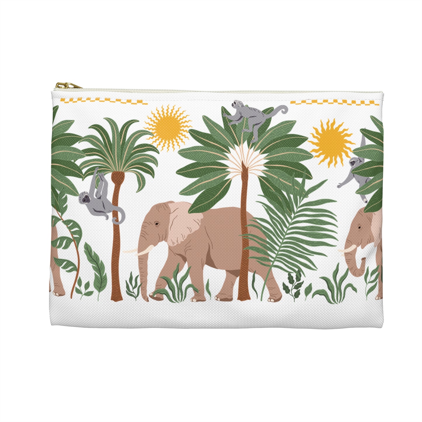 Vibrant Boho Accessory Pouch for Travel, Makeup Bag, Gift for Her, Organizer, Artistic Storage