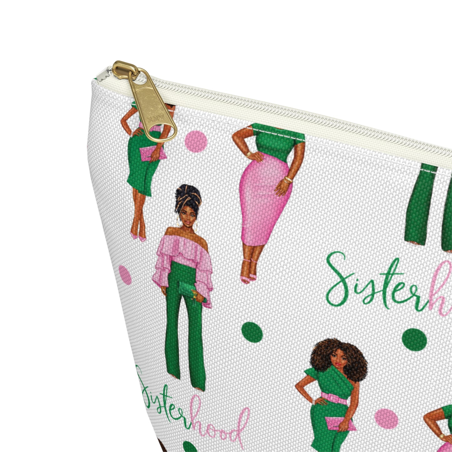 Sisterhood Accessory Pouch | Chic Makeup Bag, Travel Organizer, Gift for Friends, Feminine Coin Purse, Cute Toiletry Bag