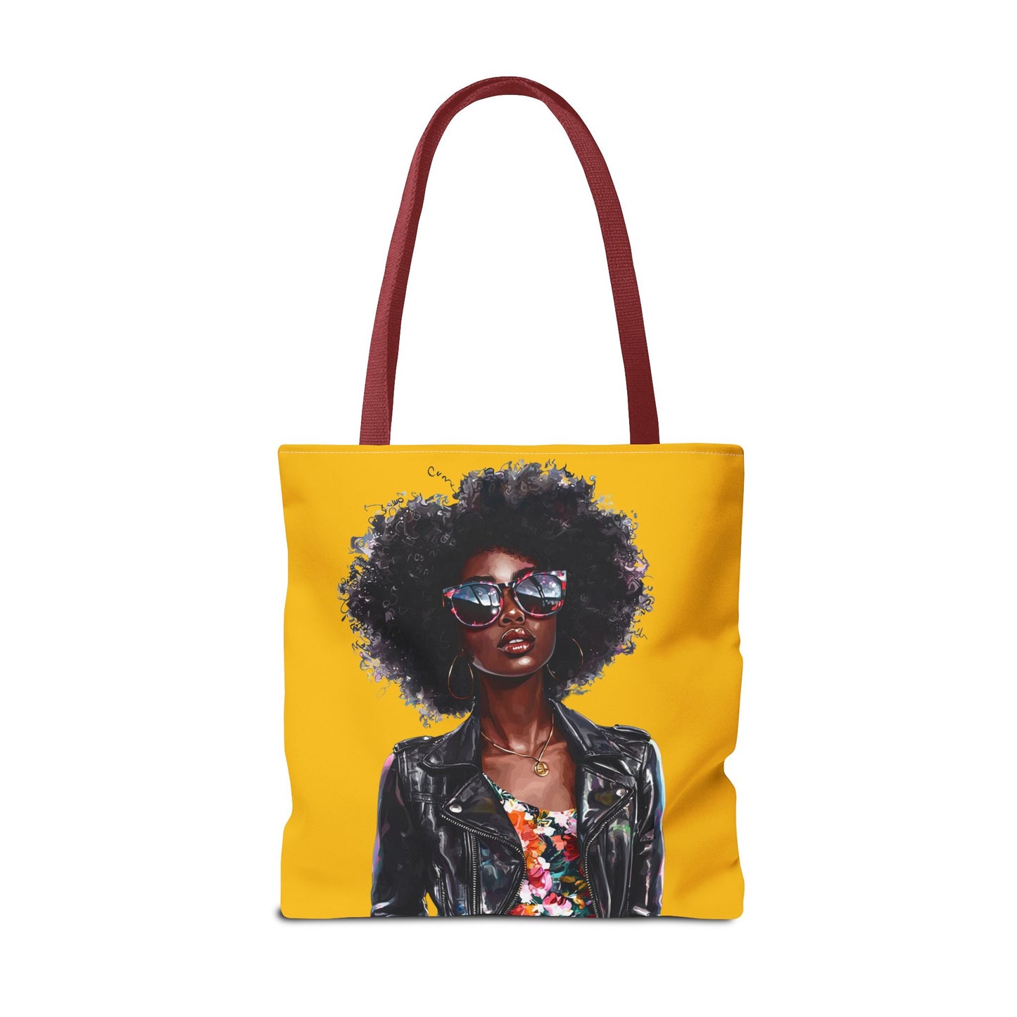 Chic African American Tote Bag, Fashionable Handbag, Eco-Friendly Shopper, Statement Bag, Gift for Her, Summer Accessory