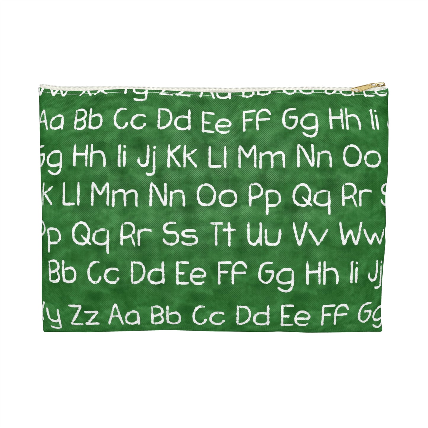 Chalkboard Alphabet Accessory Pouch | Teacher Gift, School Supplies, Cosmetic Bag, Organization, Cute Pouch
