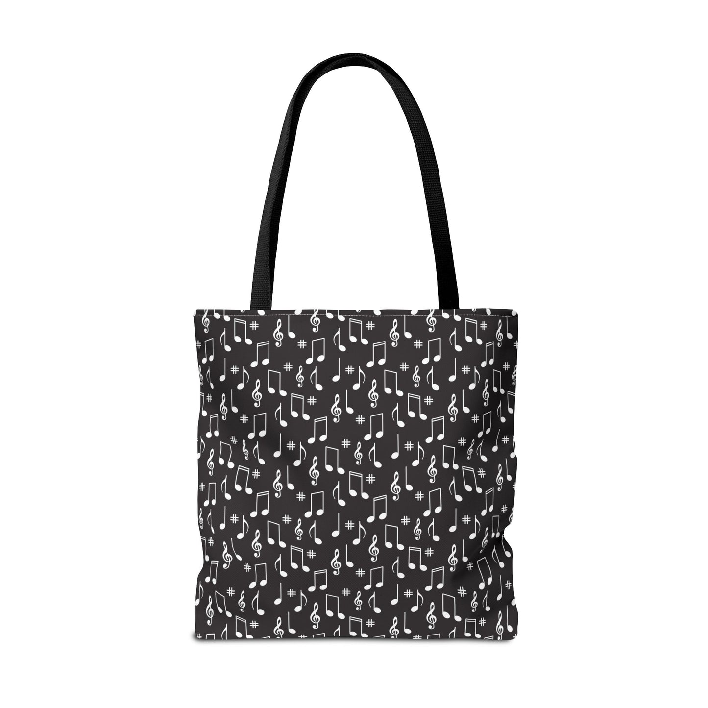 Musical Notes Tote Bag, Eco-Friendly Shopping Bag, Music Lover Gift, Stylish Carry-All, Gift for Musicians