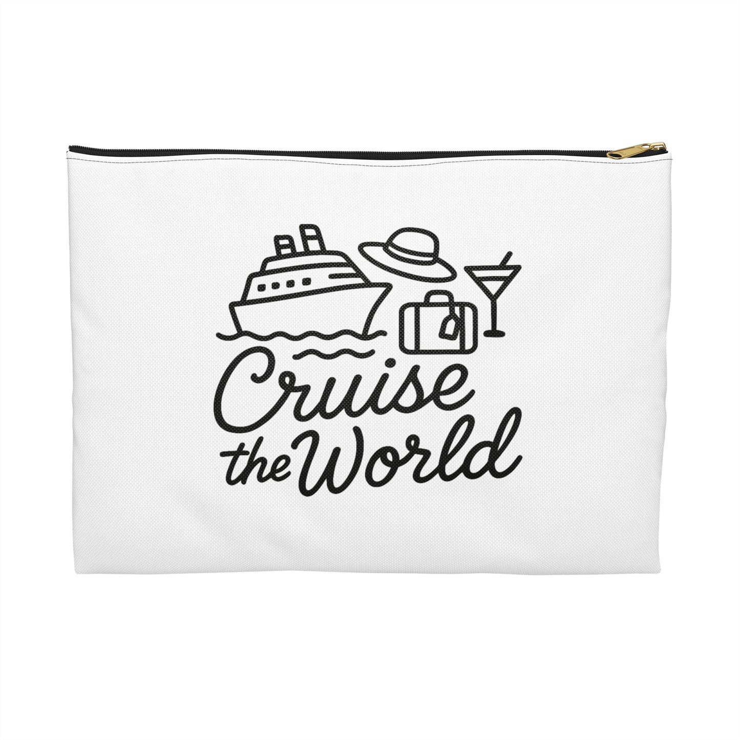 Cruise Travel Accessory Pouch - Vacation Storage Bag, Cosmetic Organizer, Cruise Gift, Beach Essentials, Travel Accessories