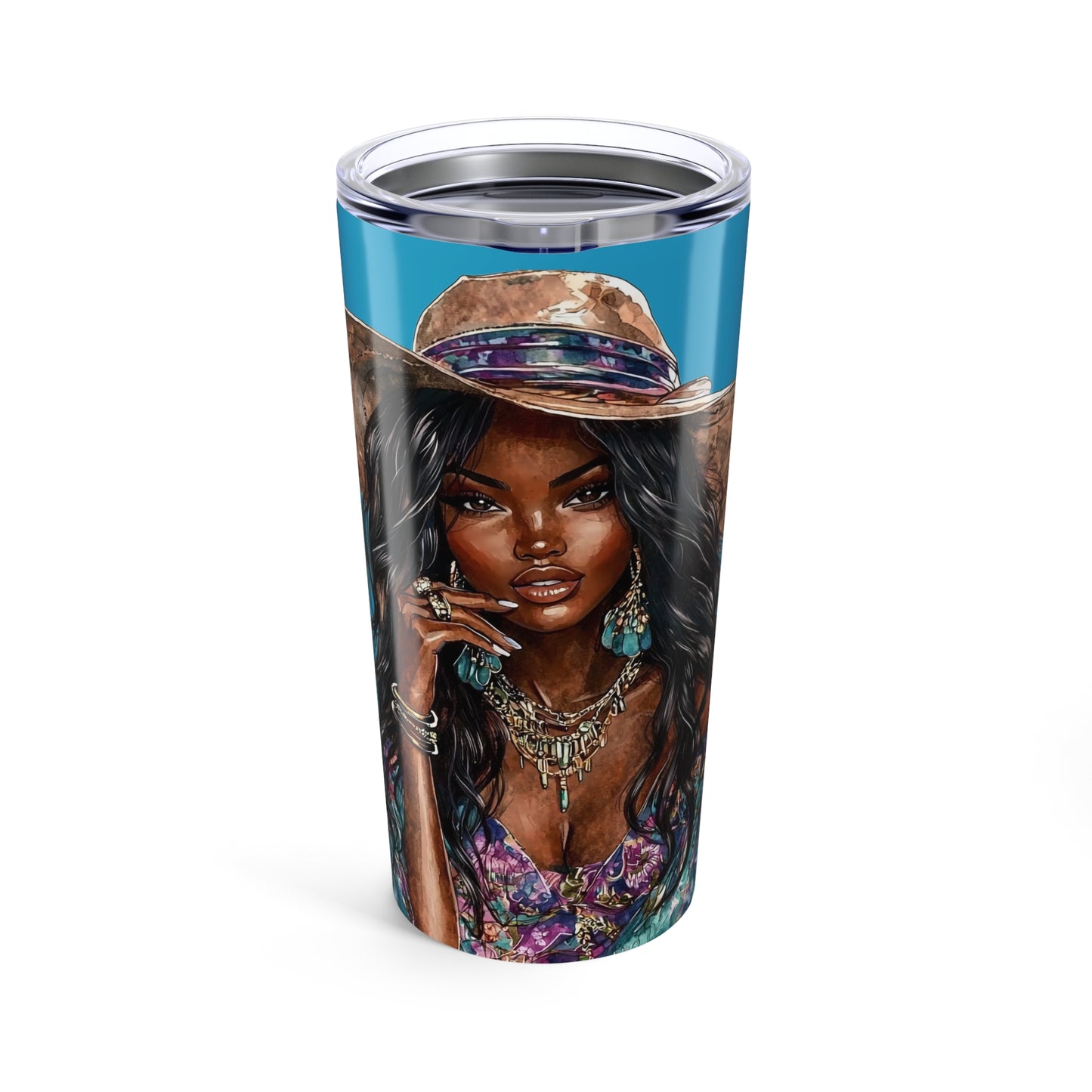 Stylish Insulated Tumbler, 20oz Travel Mug for Coffee Lovers, Gift for Her, Colorful Drinkware, Summer Vibes, Unique Fashion Mug