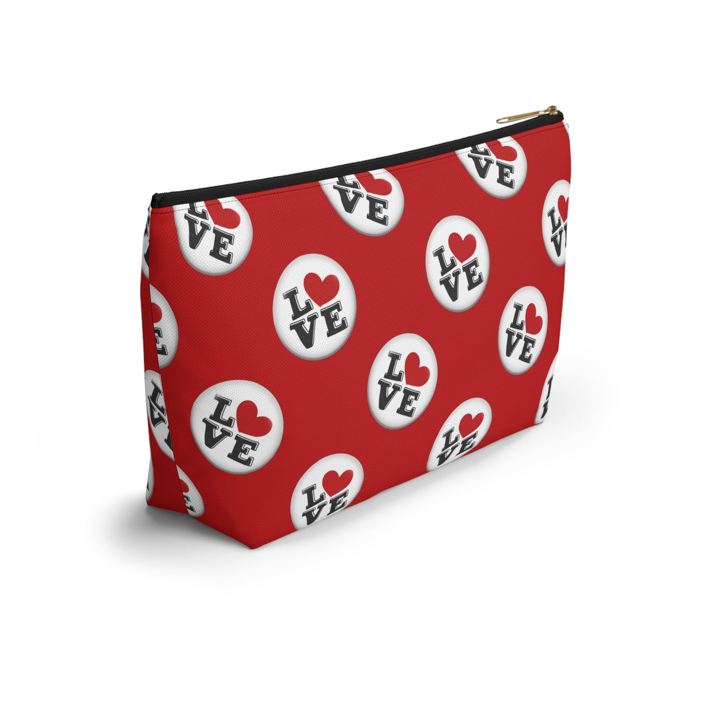 Love-Themed Accessory Pouch, Fun Makeup Bag, Perfect Gift for Valentine's Day, Wedding, Party Favors, Travel Organizer