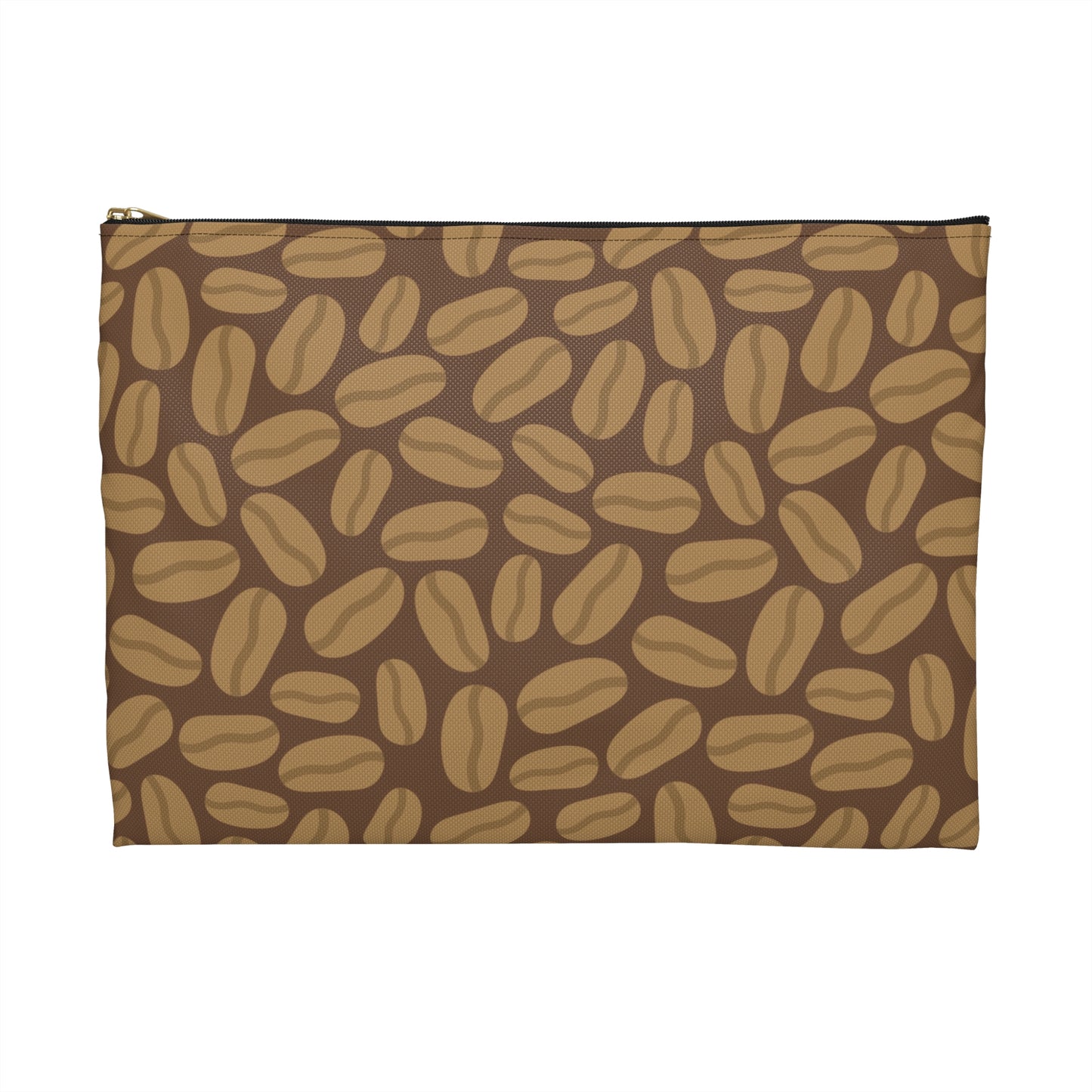 Coffee Bean Accessory Pouch – Perfect Gift for Coffee Lovers, Makeup Bag, Travel Organizer, Festival Essentials, Eco-Friendly Storage