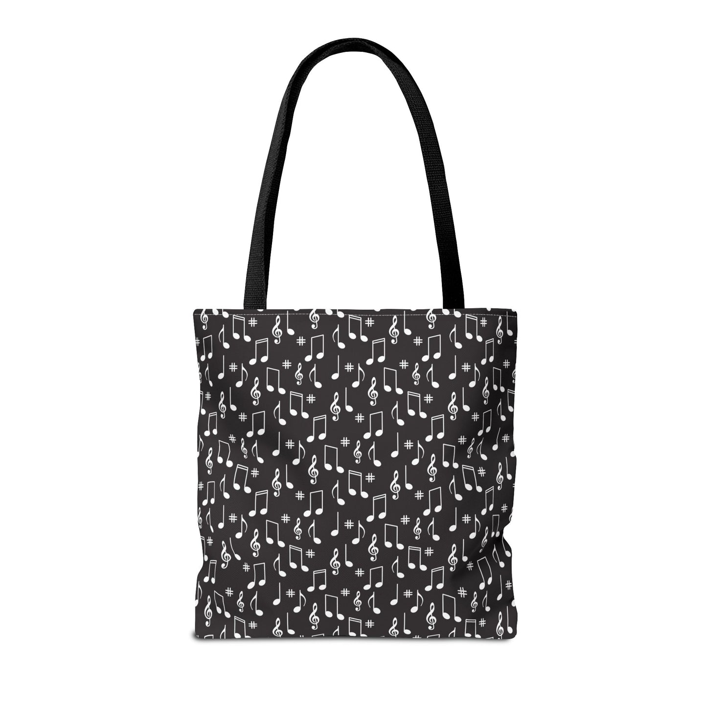 Musical Notes Tote Bag, Eco-Friendly Shopping Bag, Music Lover Gift, Stylish Carry-All, Gift for Musicians