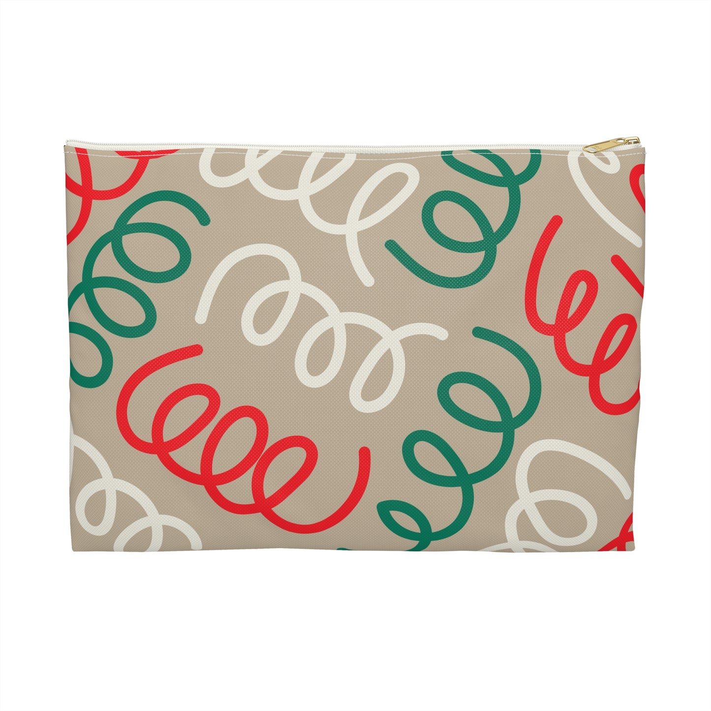 Colorful Swirl Accessory Pouch | Travel Organizer, Makeup Bag, Holiday Gift, Cute Clutch, Fun Storage Solution